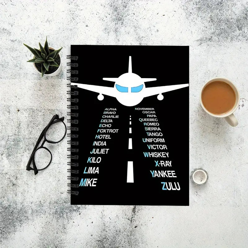 Aviation Notebook with runway - Aviation Book | FlightX