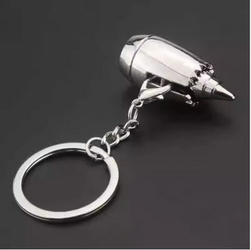 Stainless Steel Engine Key ring - Aviation T-Shirt | FlightX