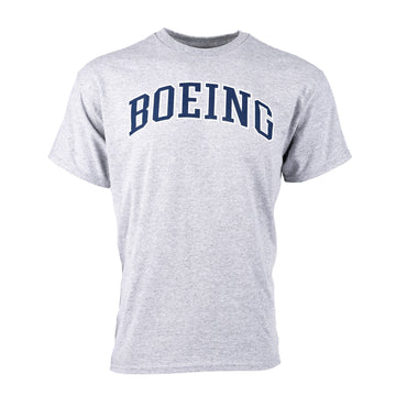 Boeing Varsity Tee Grey