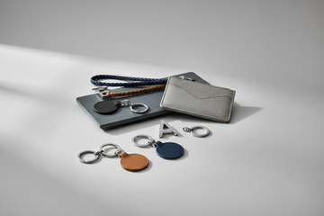 Can you generate an image for key rings and other accessories with ecent light grat background